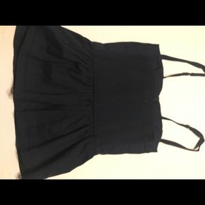 Pin stripe peplum top